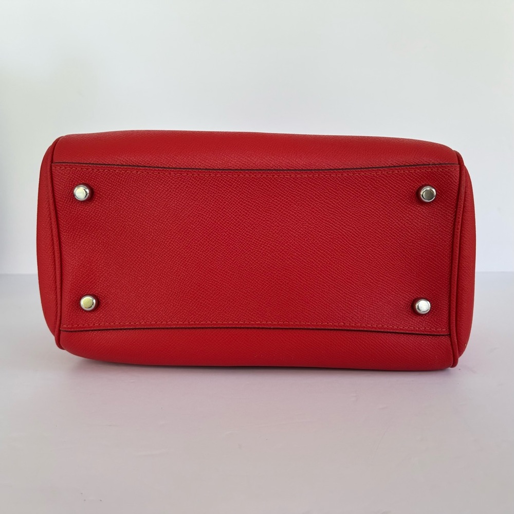 Coach Rowan Satchel Colorblock Miami Red (CH282) - Picture 5 of 7